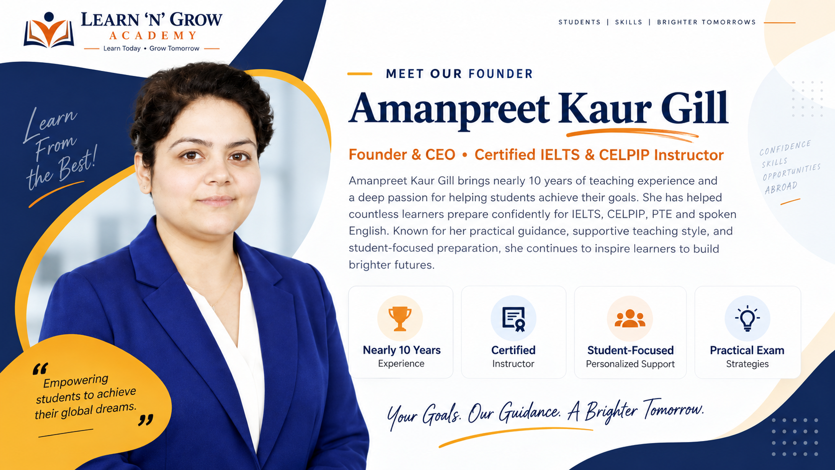 Meet Amanpreet Kaur Gill, Founder and CEO of Learn N Grow Academy